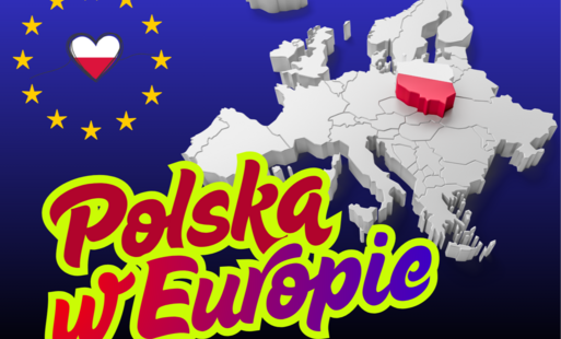 polska w europie kontur mapy